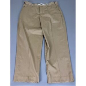 LL Bean Pants Men's Size 38x30 Comfort Waist Chino Pants Khaki Tan Cotton